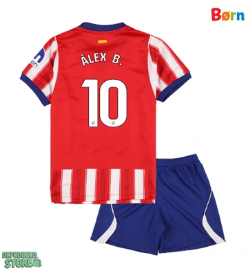 Atletico Madrid Alex Baena #10 Replika Babytøj Hjemmebanesæt Børn 2026-27 Kortærmet (+ Korte bukser)